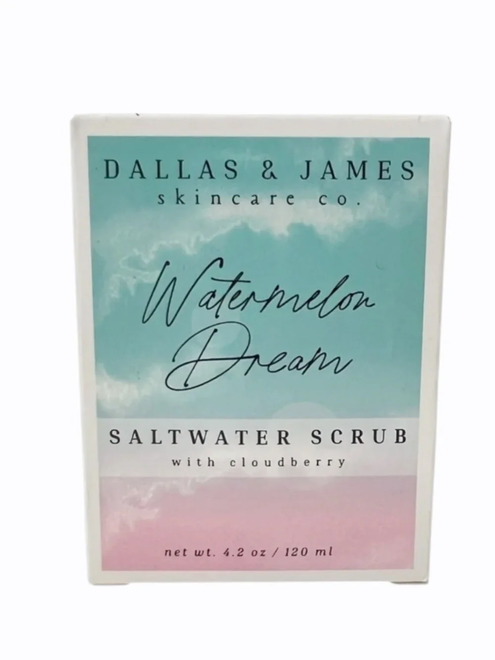 Dallas & James Skincare Co Watermelon Dream Saltwater Scrub 4.2 oz 120ml